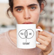 Relationship Gift Coffee Mug - You, Me, Kapoww For Partner, Wife, Husband, Girlfriend or Boyfriend